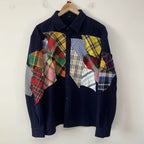 Tartan Reworked Patchwork Shirt