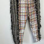 Mosaic Fringe Patchwork Pants