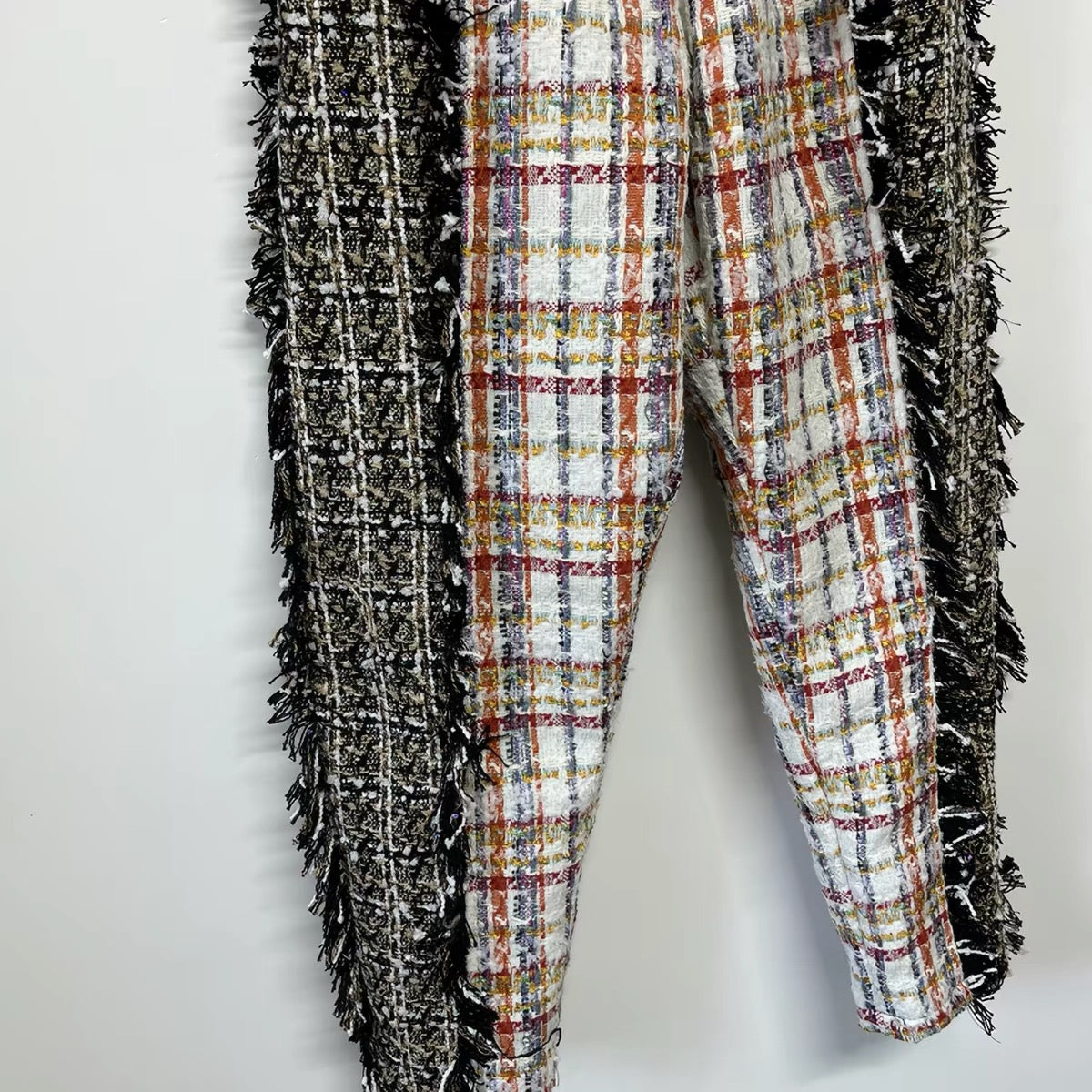 Mosaic Fringe Patchwork Pants
