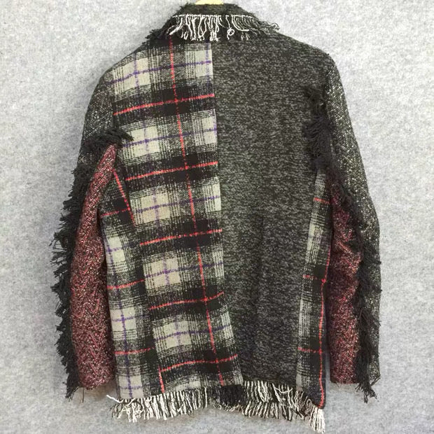 Patchwork Tweed Blazer