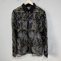 Aurelia Embroidered Mesh Shirt