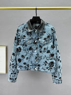Noir Garden Denim Jacket