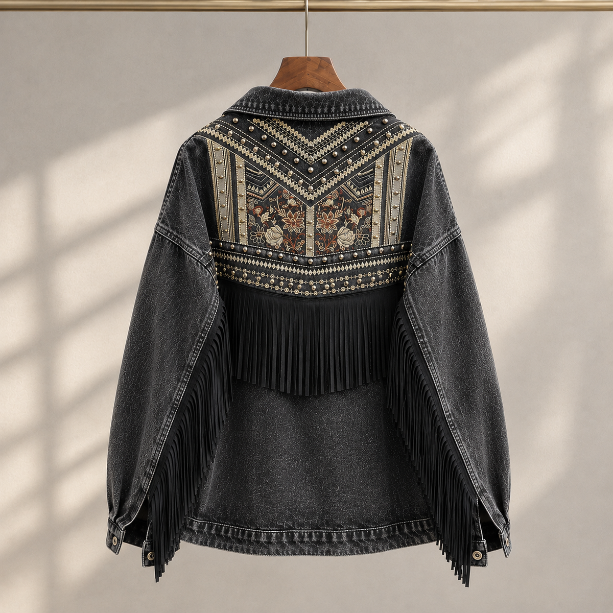 Rowan Rework Fringe Denim Jacket