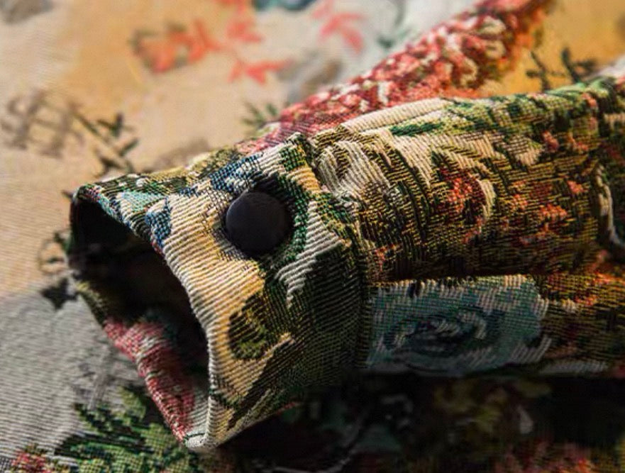 Bloom Jacquard Art Jacket A27