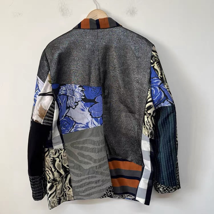 Collage Patchwork Blazer- One of a kind