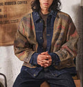 Aztec Denim Patchwork Jacket