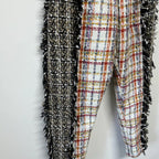 Mosaic Fringe Patchwork Pants