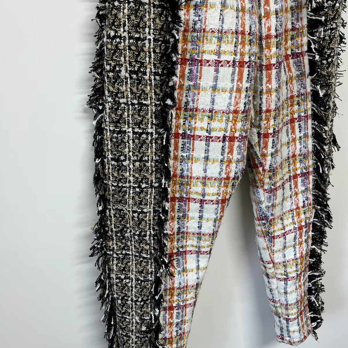 Mosaic Fringe Patchwork Pants