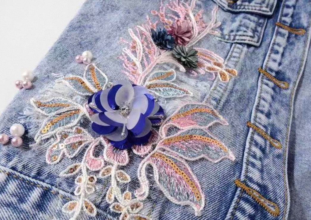 Violet Rework Denim Vest
