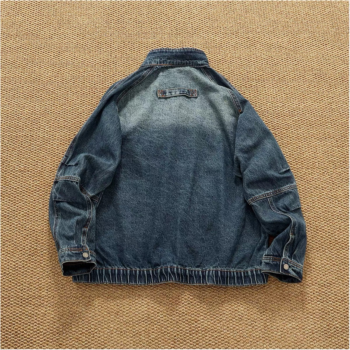 Mason Washed Denim Utility Jacket