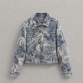 Bloom Lace Denim Jacket (E)