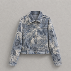 Bloom Lace Denim Jacket (E)