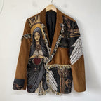 Sacred Heart Patchwork Jacket