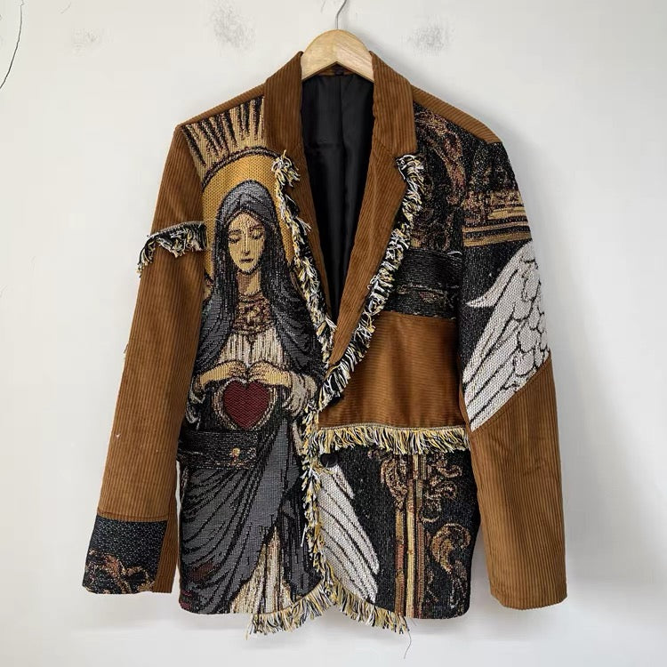 Sacred Heart Patchwork Jacket