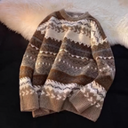 Cedar Nordic Knit Sweater
