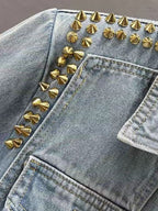 Western Fringe Denim Jacket