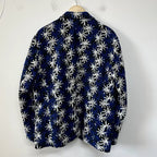 Indigo Floral Embroidered Blazer