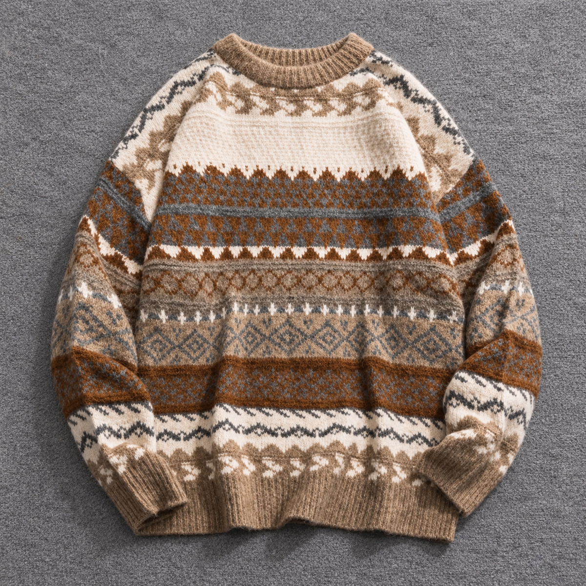 Cedar Nordic Knit Sweater