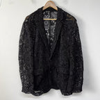 Noir Lace Blazer