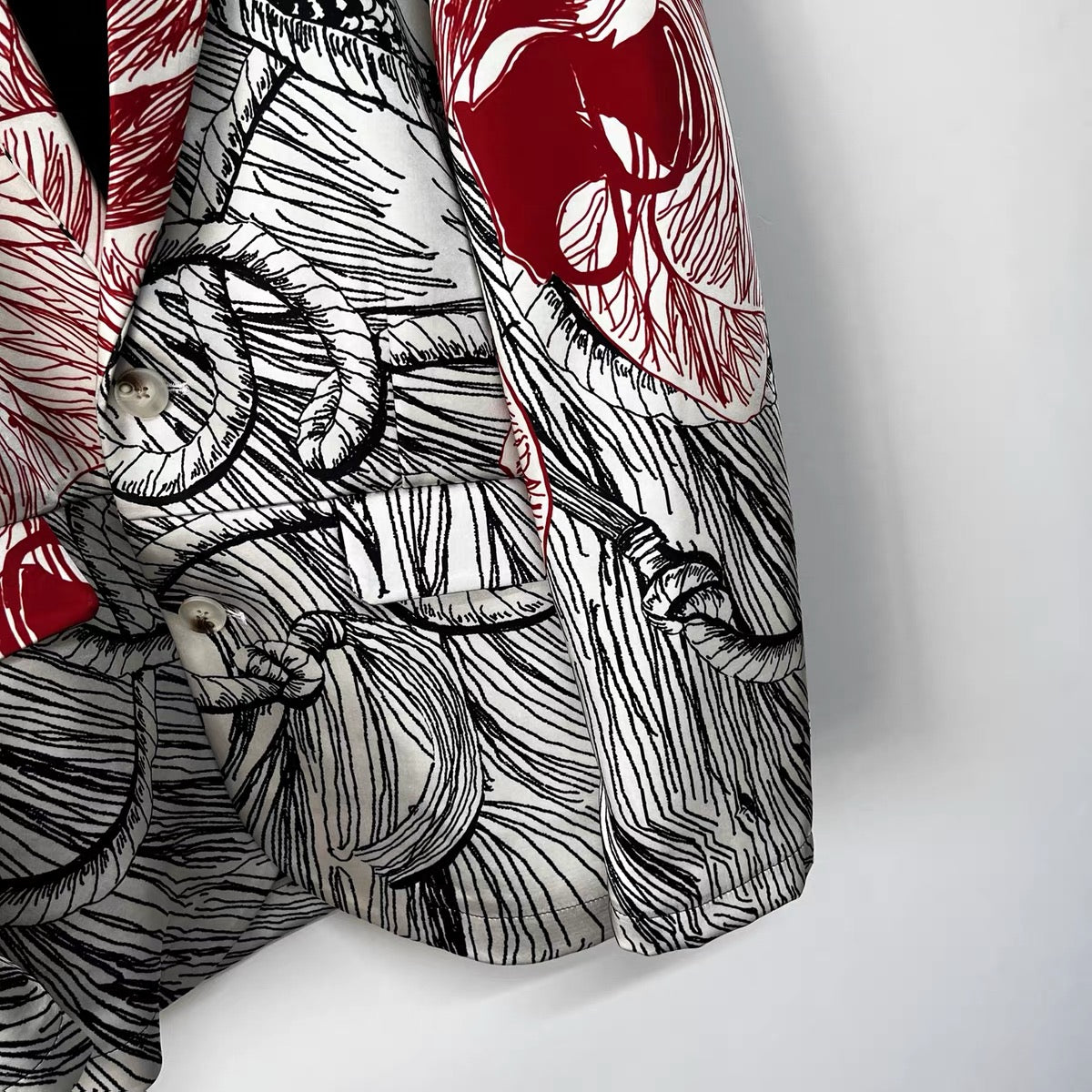 Ink Blossom Blazer