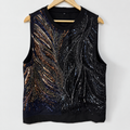 Midnight Firework Sequin Tank Top