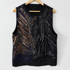 Midnight Firework Sequin Tank Top