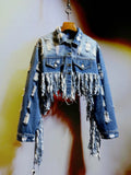 Wild Fringe Denim Jacket