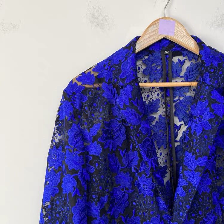 Cobalt Garden Blazer