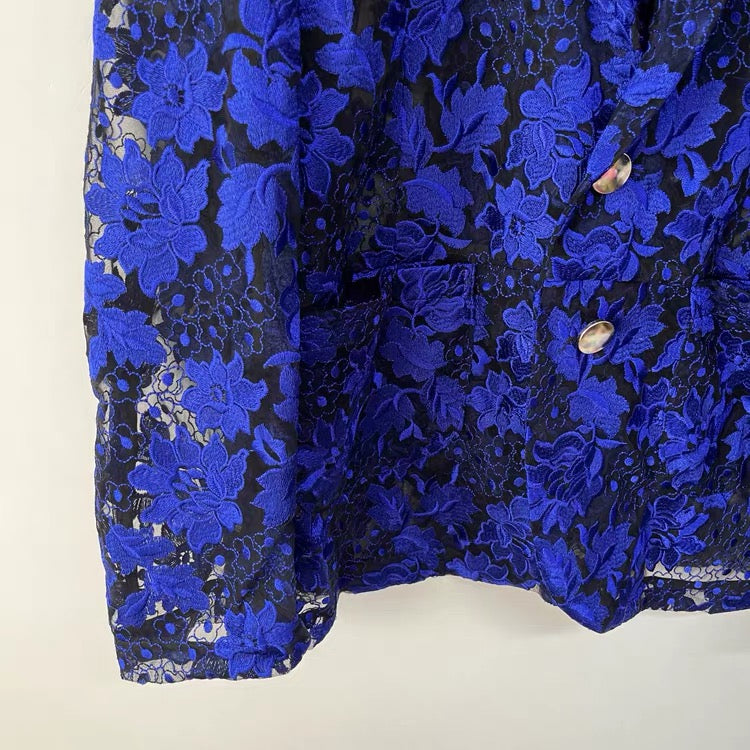 Cobalt Garden Blazer
