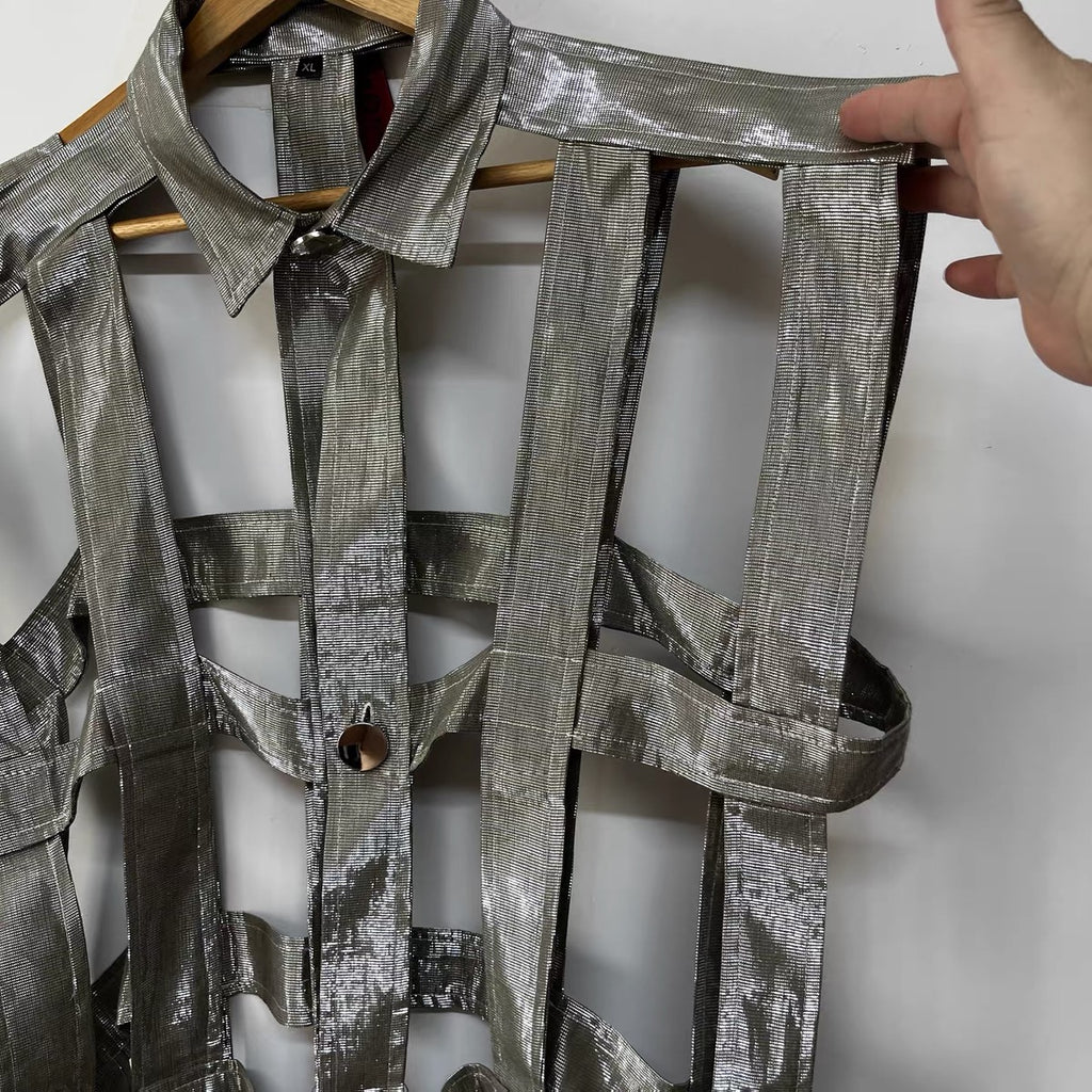 Framework Cage Vest - Silver