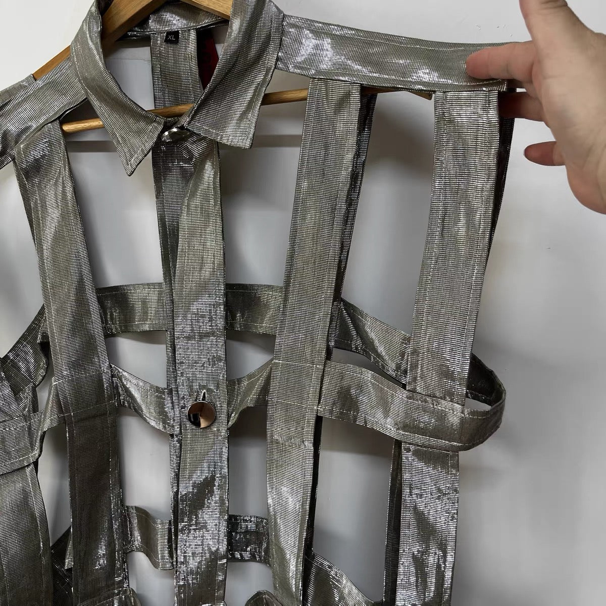 Framework Cage Vest - Silver