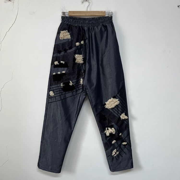 Artistic Patchwork Pants