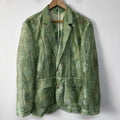 Sage Mosaic Blazer  - One-of-a-kind
