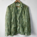 Sage Mosaic Blazer  - One-of-a-kind