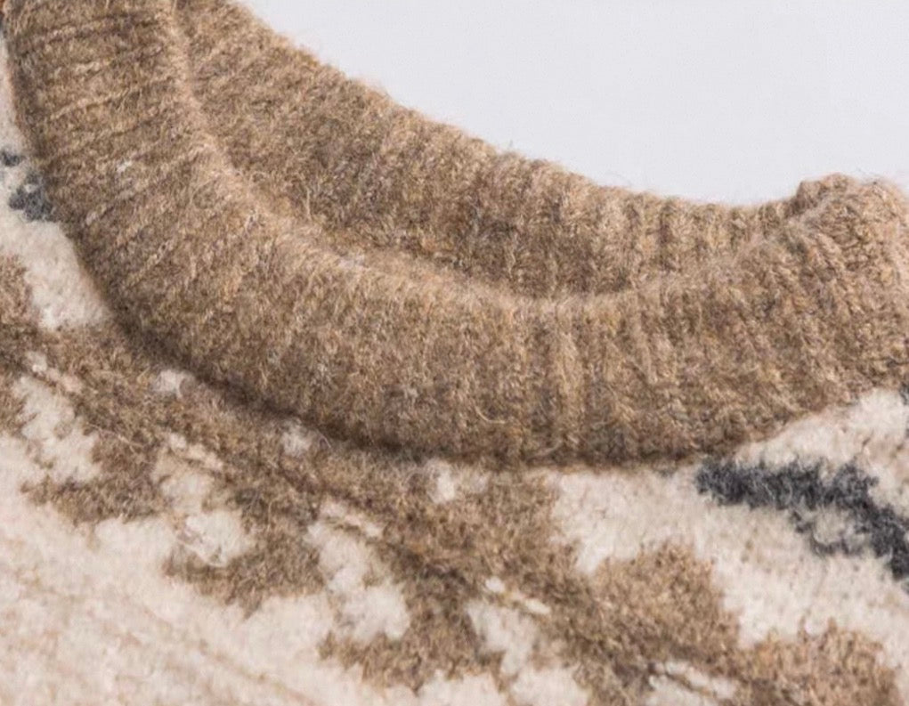 Cedar Nordic Knit Sweater