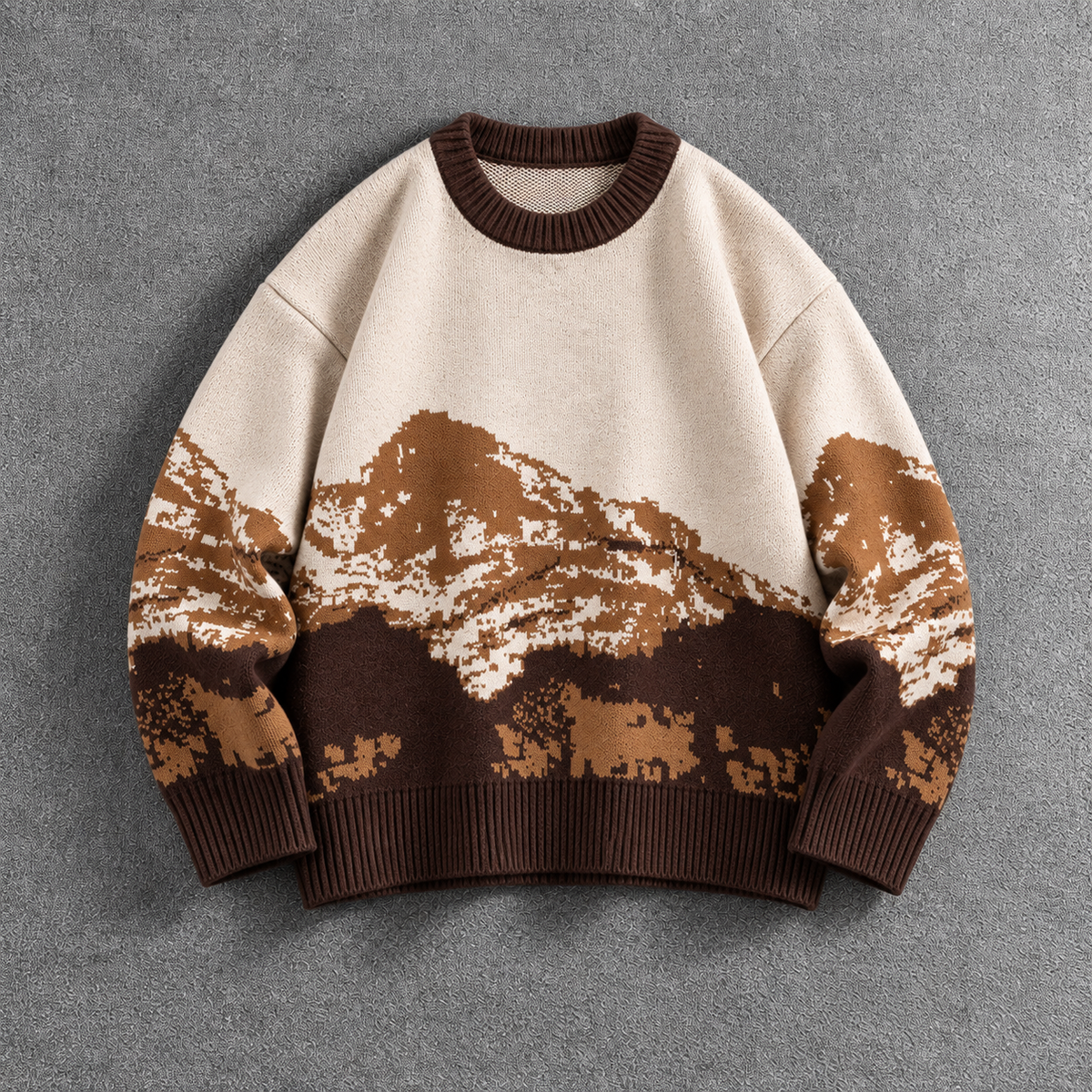 Mountain Landscape Sweater