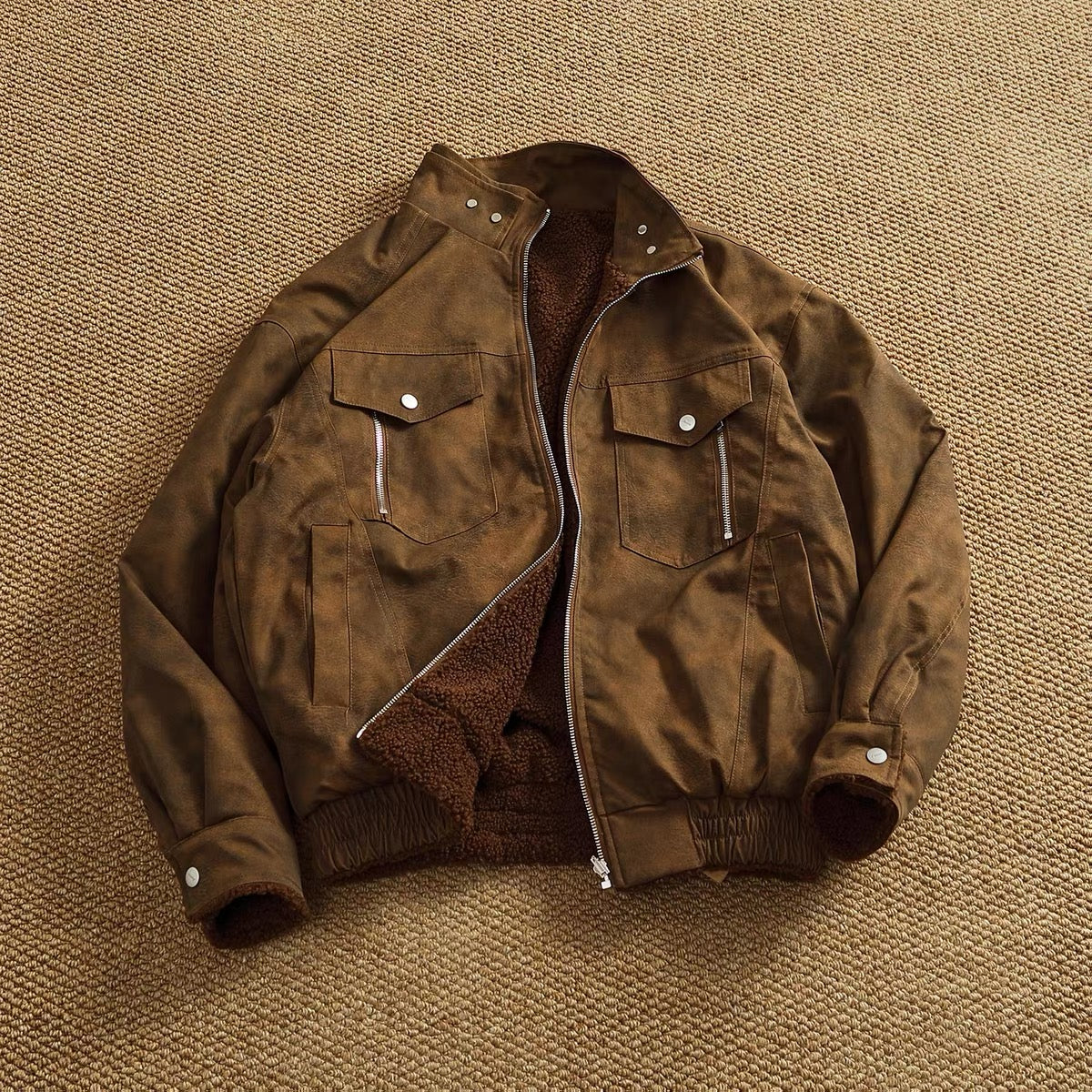 Arden Reversible Sherpa Moto Jacket
