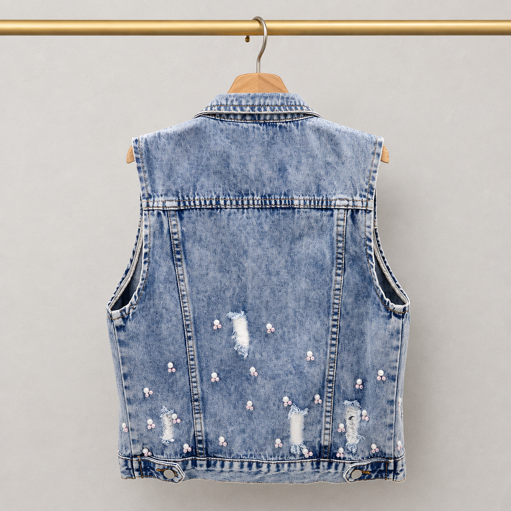 Violet Rework Denim Vest