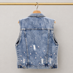 Violet Rework Denim Vest
