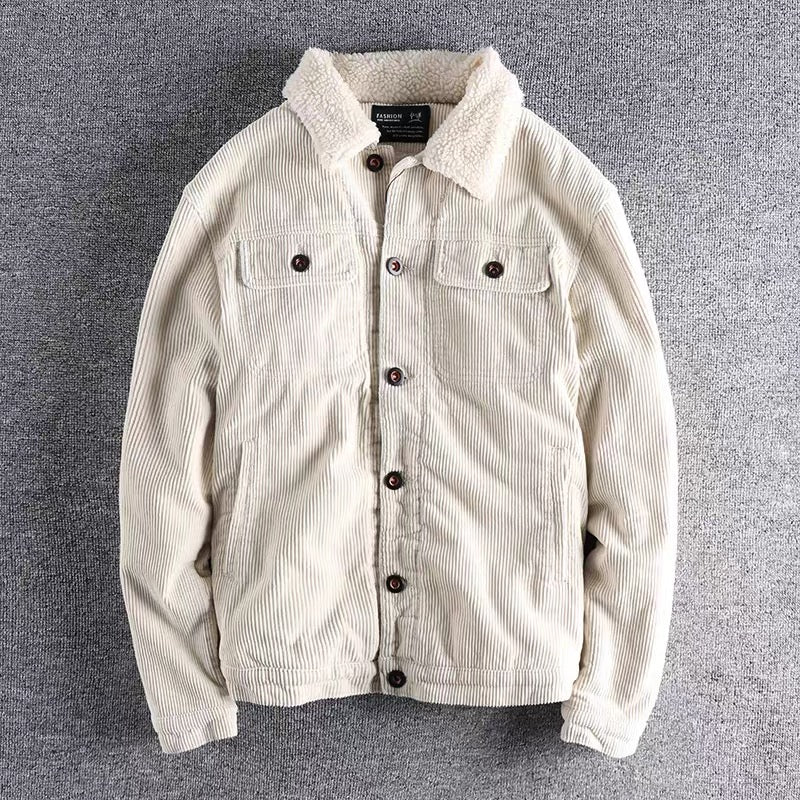 Hudson Sherpa-Lined Corduroy Jacket