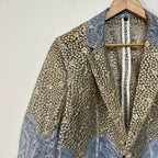 Golden Mist Sheer Blazer