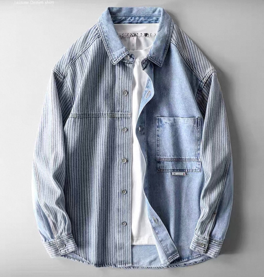Harbor Patchwork Denim Shirt