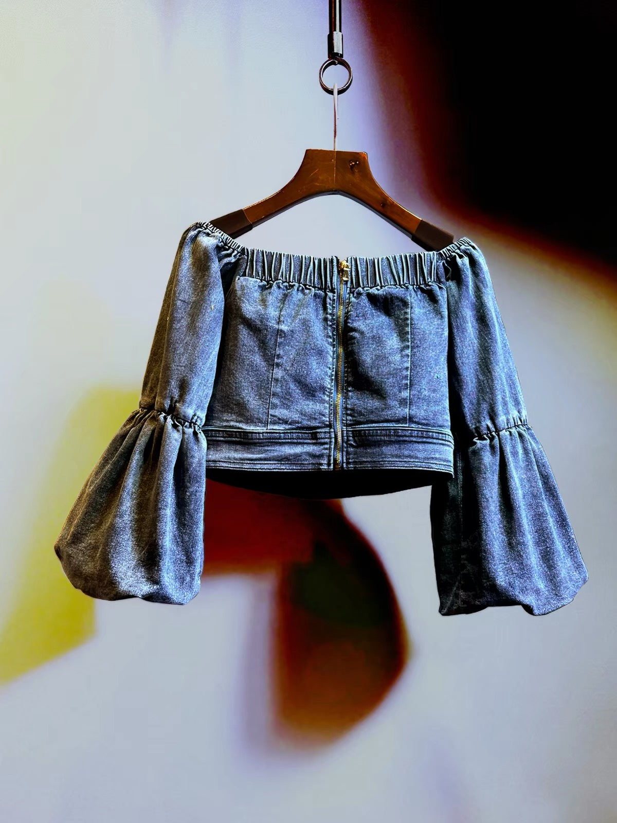 Muse Off Shoulder Denim Top