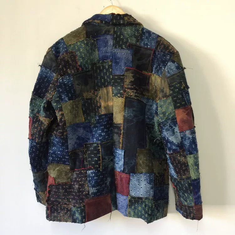 Artistic Quilted Patchwork Coat