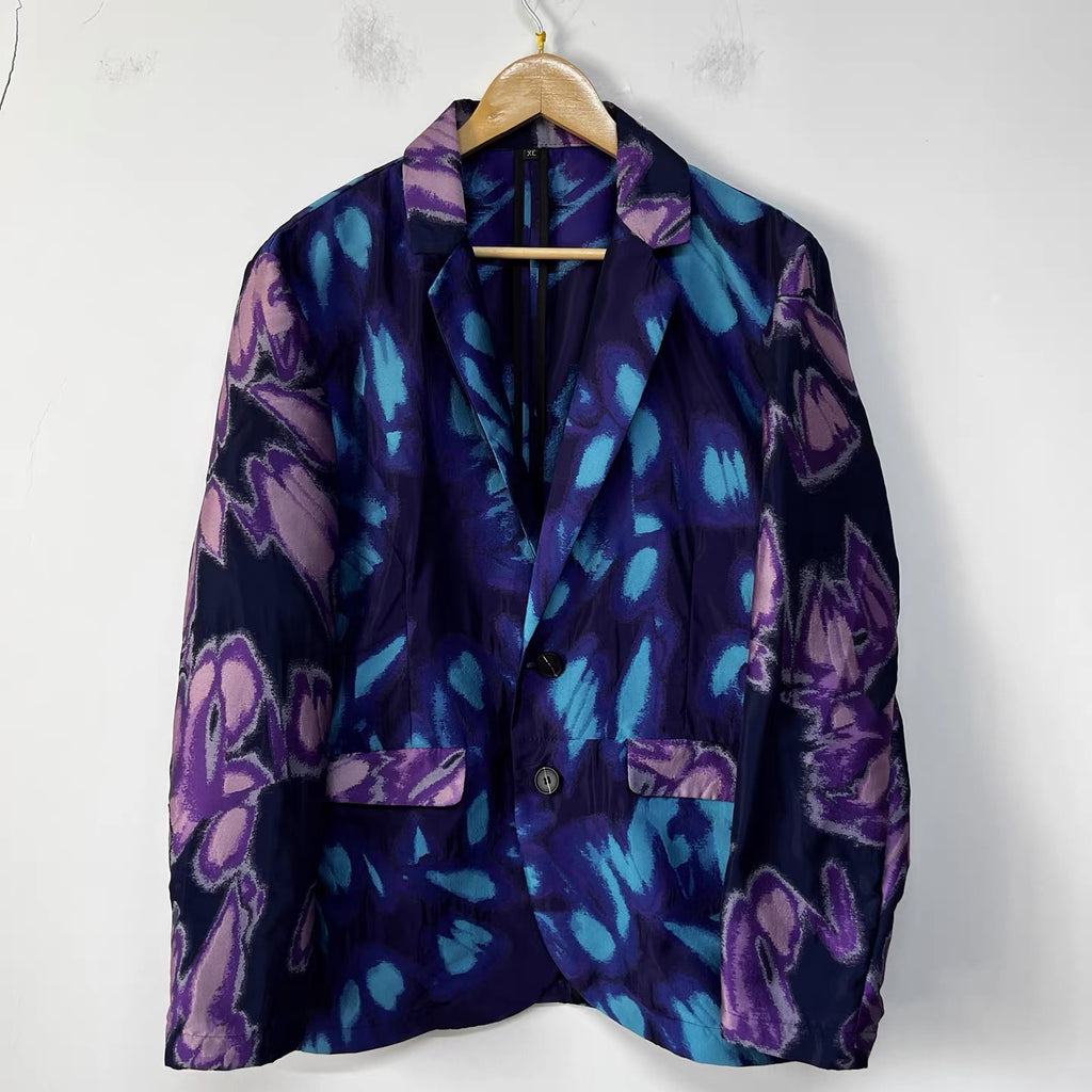 Midnight Bloom Blazer - One-of-a-kind