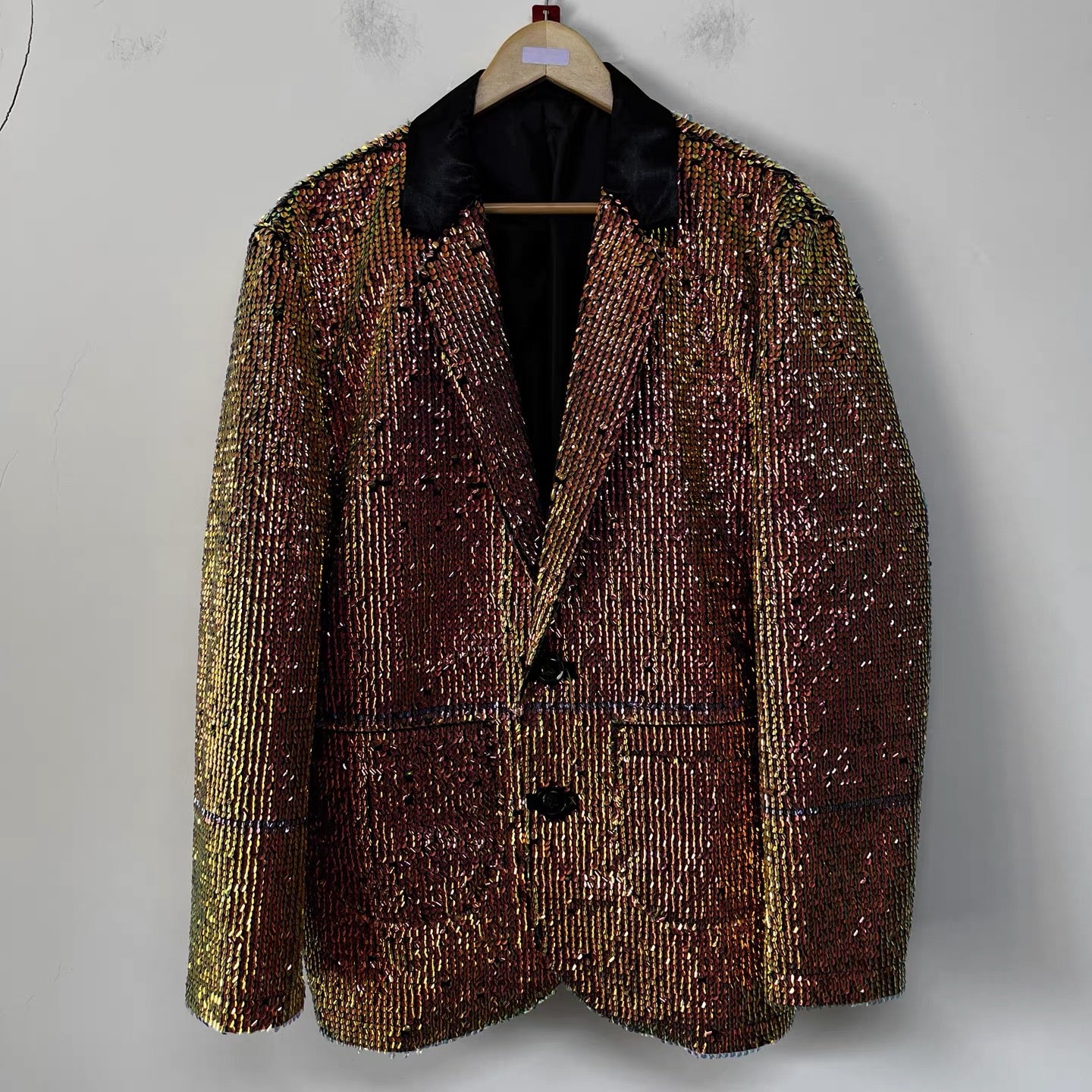 Antique Bronze Sequin Blazer