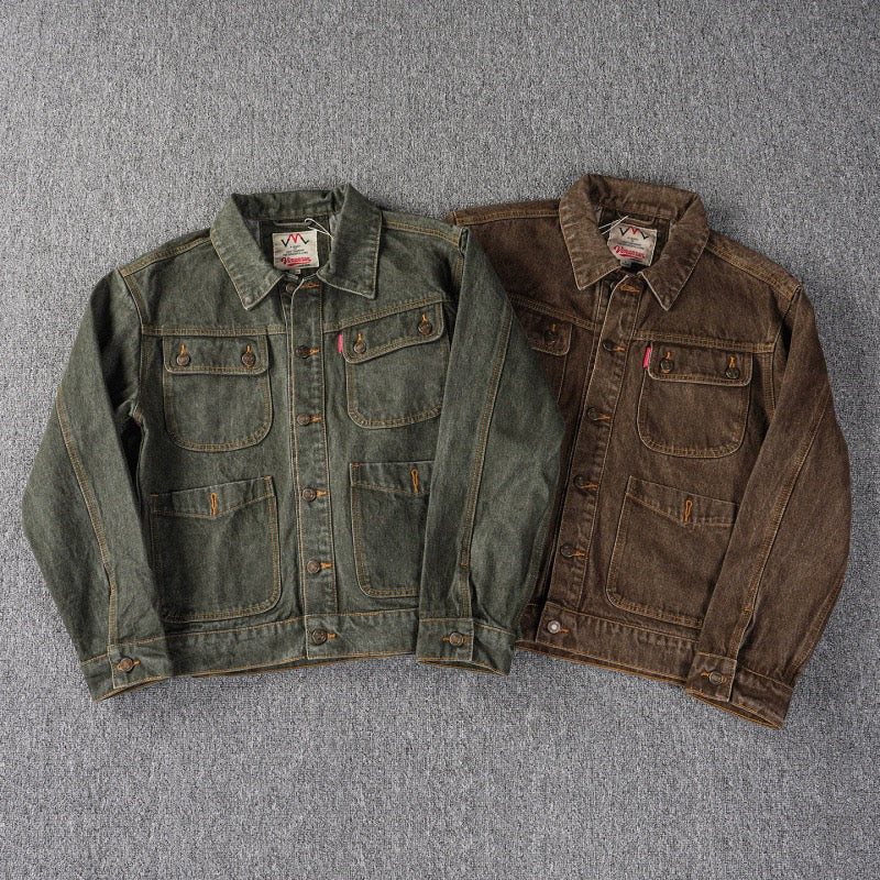 Sawyer Heavyweight Washed Denim Jacket