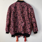 Handmade Crochet Fringe Bomber Jacket