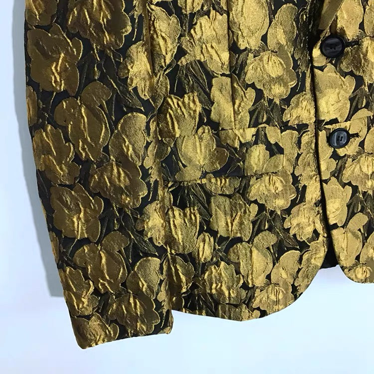 Golden Grove Jacquard Blazer