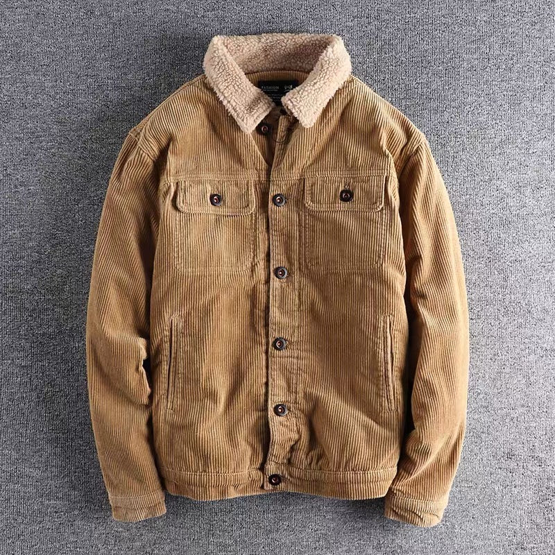 Hudson Sherpa-Lined Corduroy Jacket